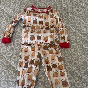 Kids Mud pie Christmas pajamas